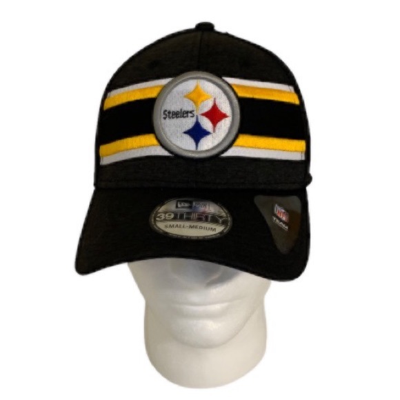 NWT New Era Pittsburgh Steelers Hat 39Thirty Flex Fitted S/M - Picture 1 of 8